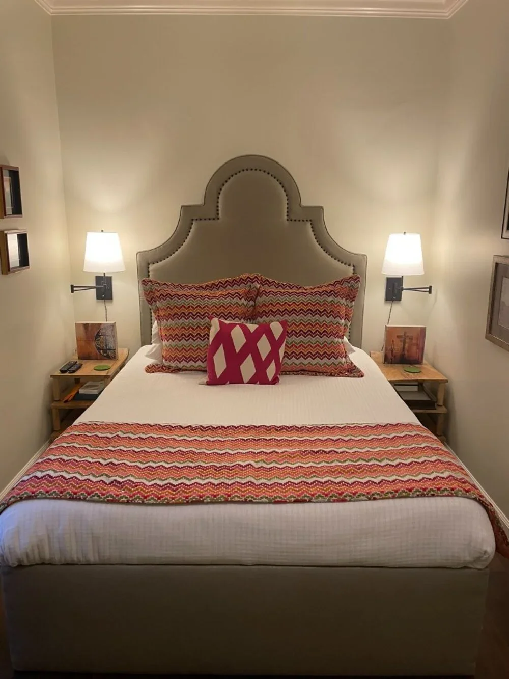 Euro shams and bed scarf